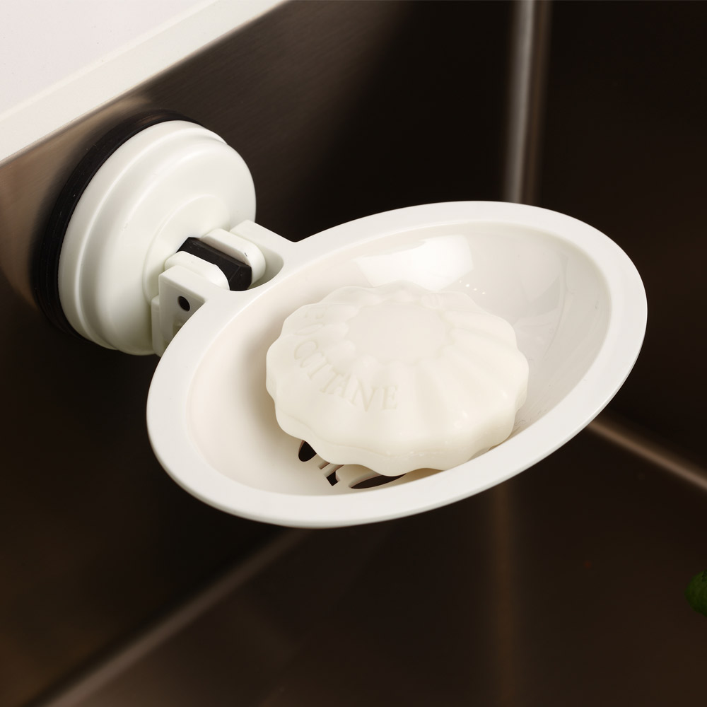 Oval soap holder